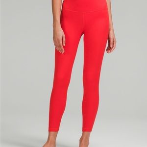 Lululemon align leggings 25” red